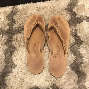 Rainbow Flirty Braidy Flip Flop